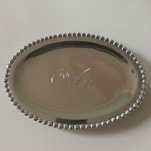 Mariposa silver dish